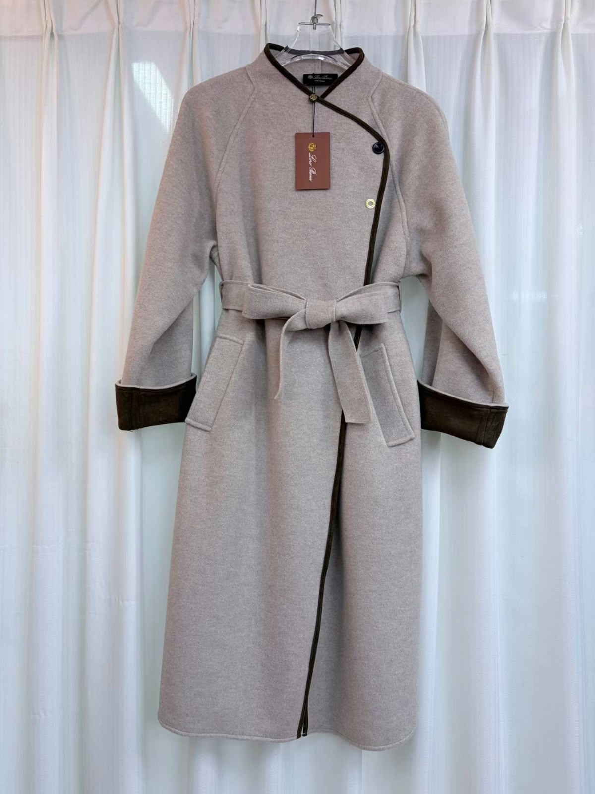 Loro Piana Wrap Coat - Beige