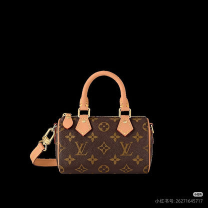 Louis Vuitton Rounded Handbag - Brown Monogram