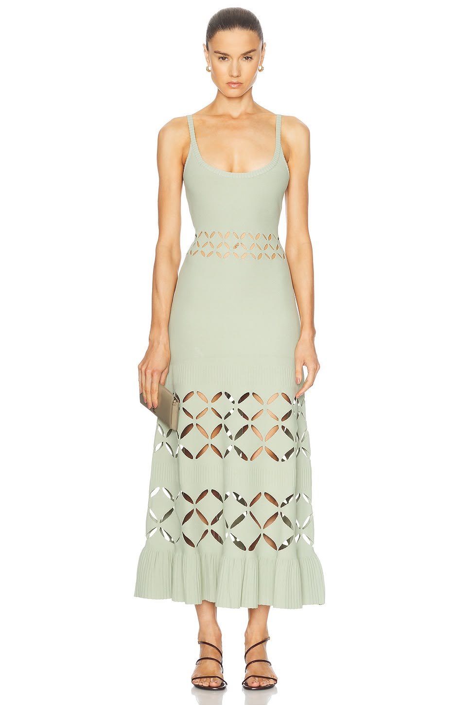 Alaïa Cutout Dress - Green