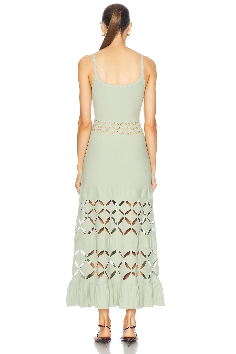 Alaïa Cutout Dress - Green