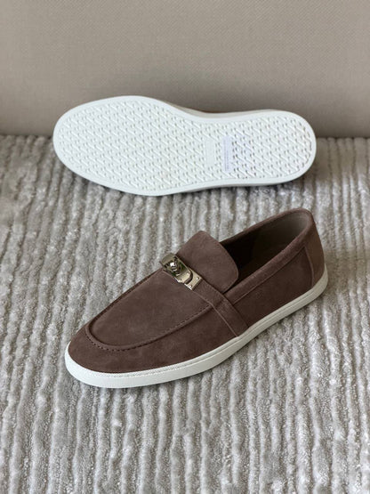 Hermès Loafers - Beige