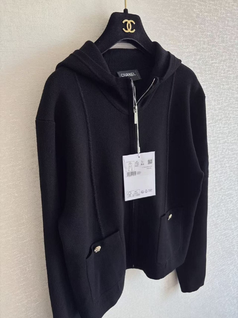 Chanel Hooded Jacket - Black