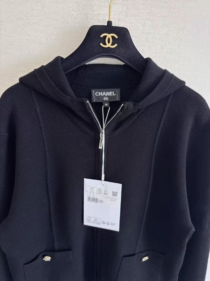 Chanel Hooded Jacket - Black