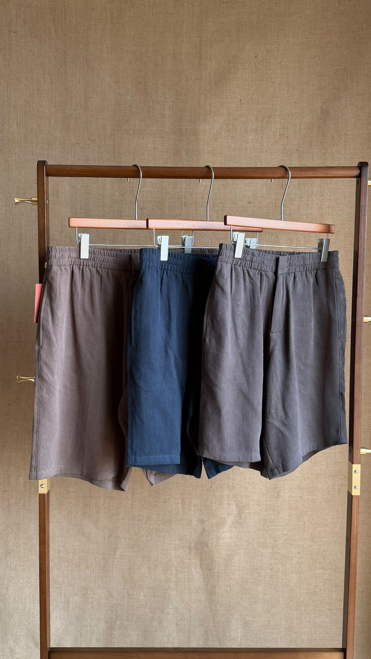 Loro Piana Shorts - Navy, Grey, Brown