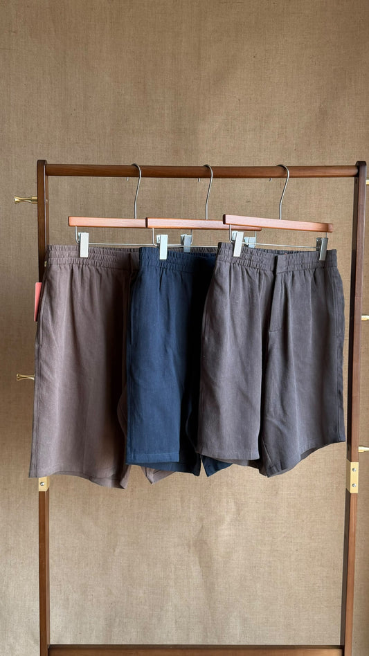 Loro Piana Shorts - Navy, Grey, Brown