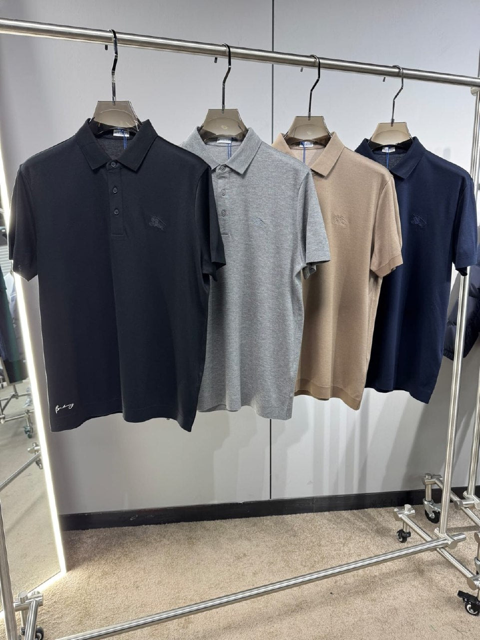 Burberry Polo Shirt - Beige, Black, Grey, Navy