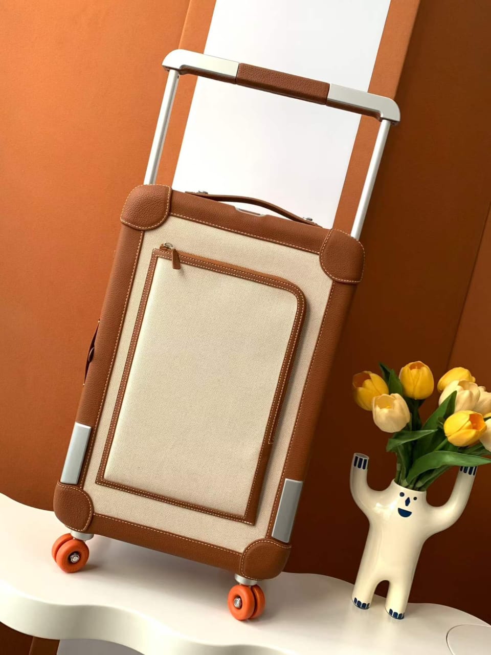 Hermès Trolley Bag - Beige