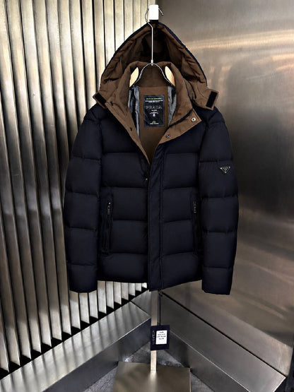 Prada Hooded Jacket - Black