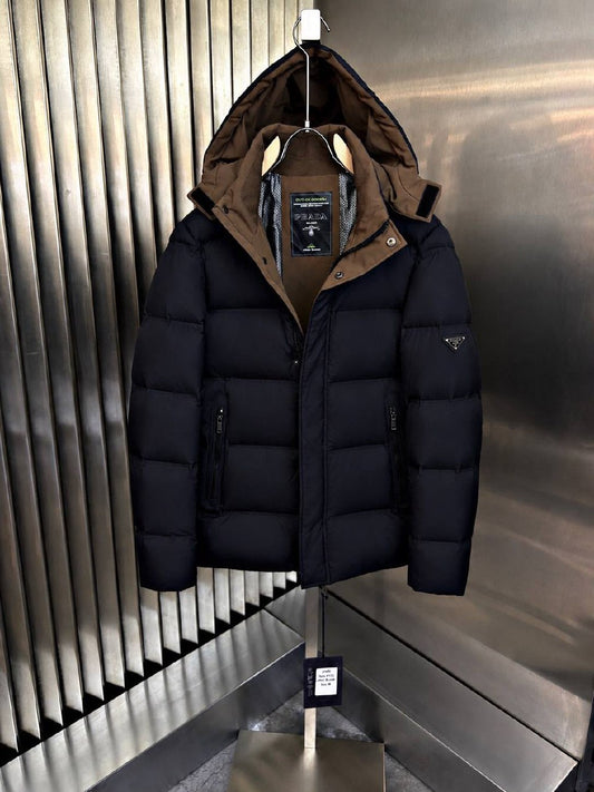 Prada Hooded Jacket - Black