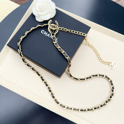 Chanel Inset Link Belt - Black