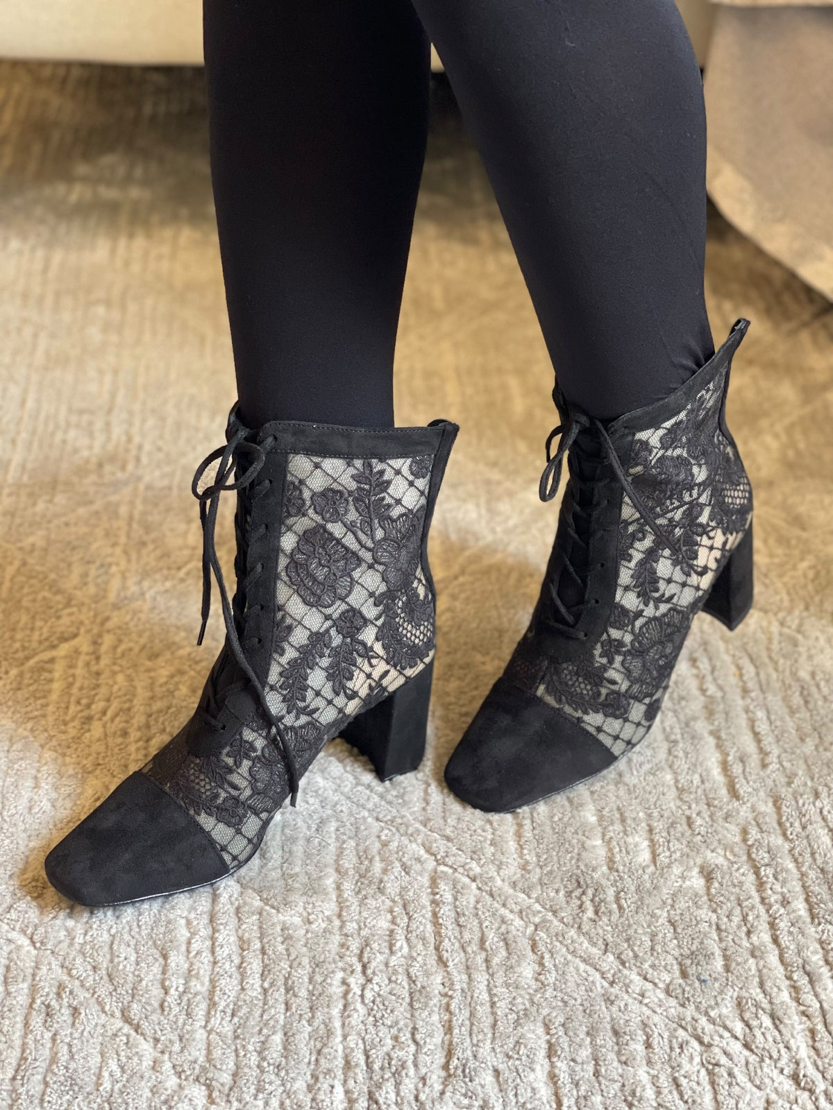 Dior Boots - Black & Beige