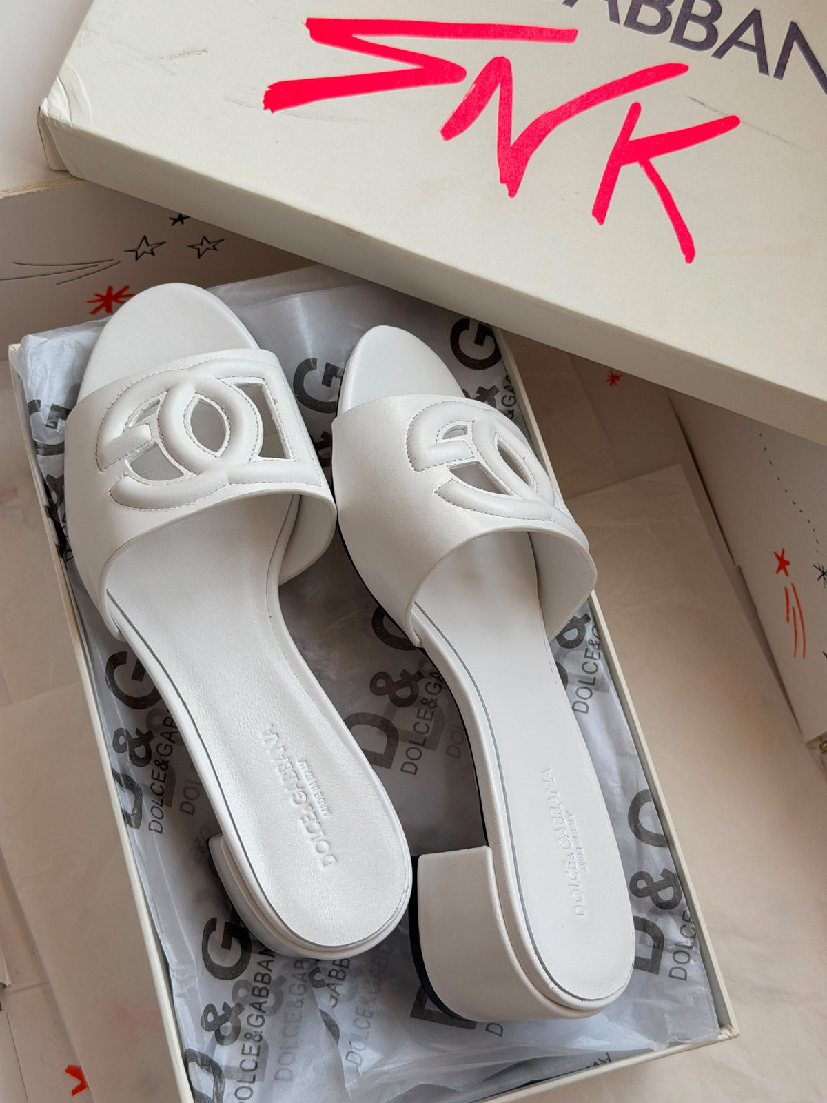Dolce & Gabbana Slippers - White