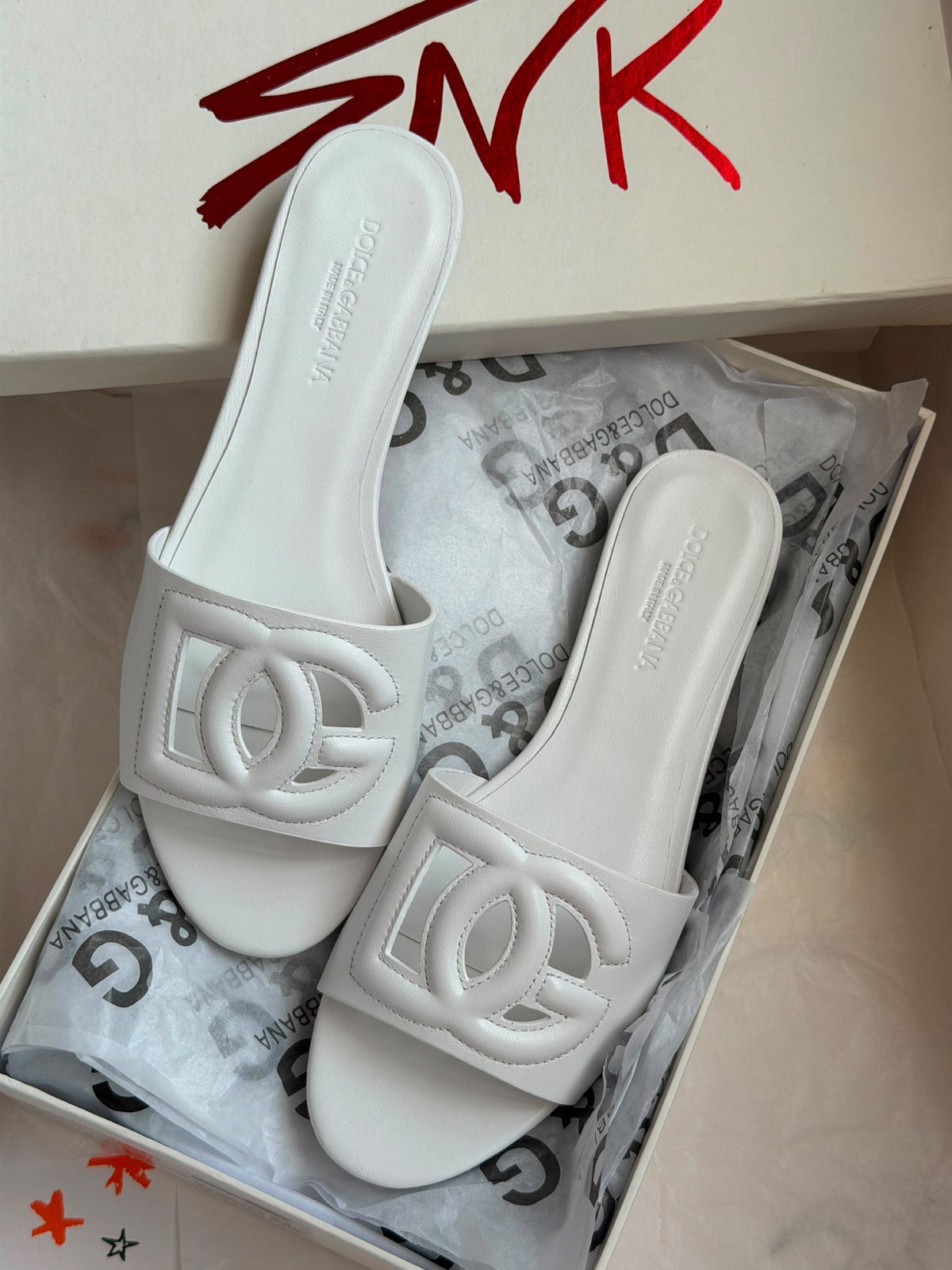 Dolce & Gabbana Slippers - White