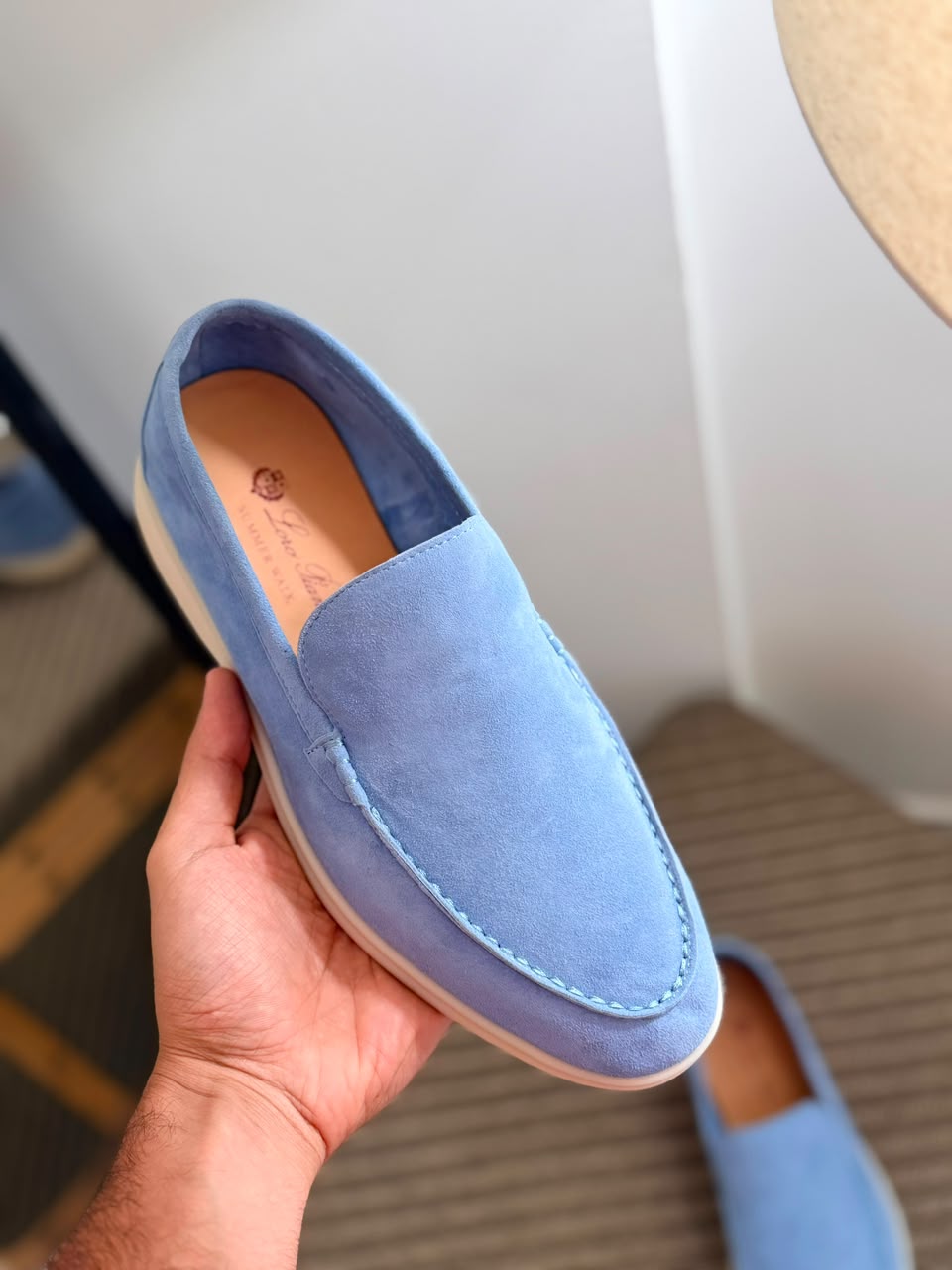Loro Piana Loafers - Light Blue