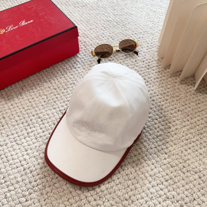 Loro Piana Cap - White