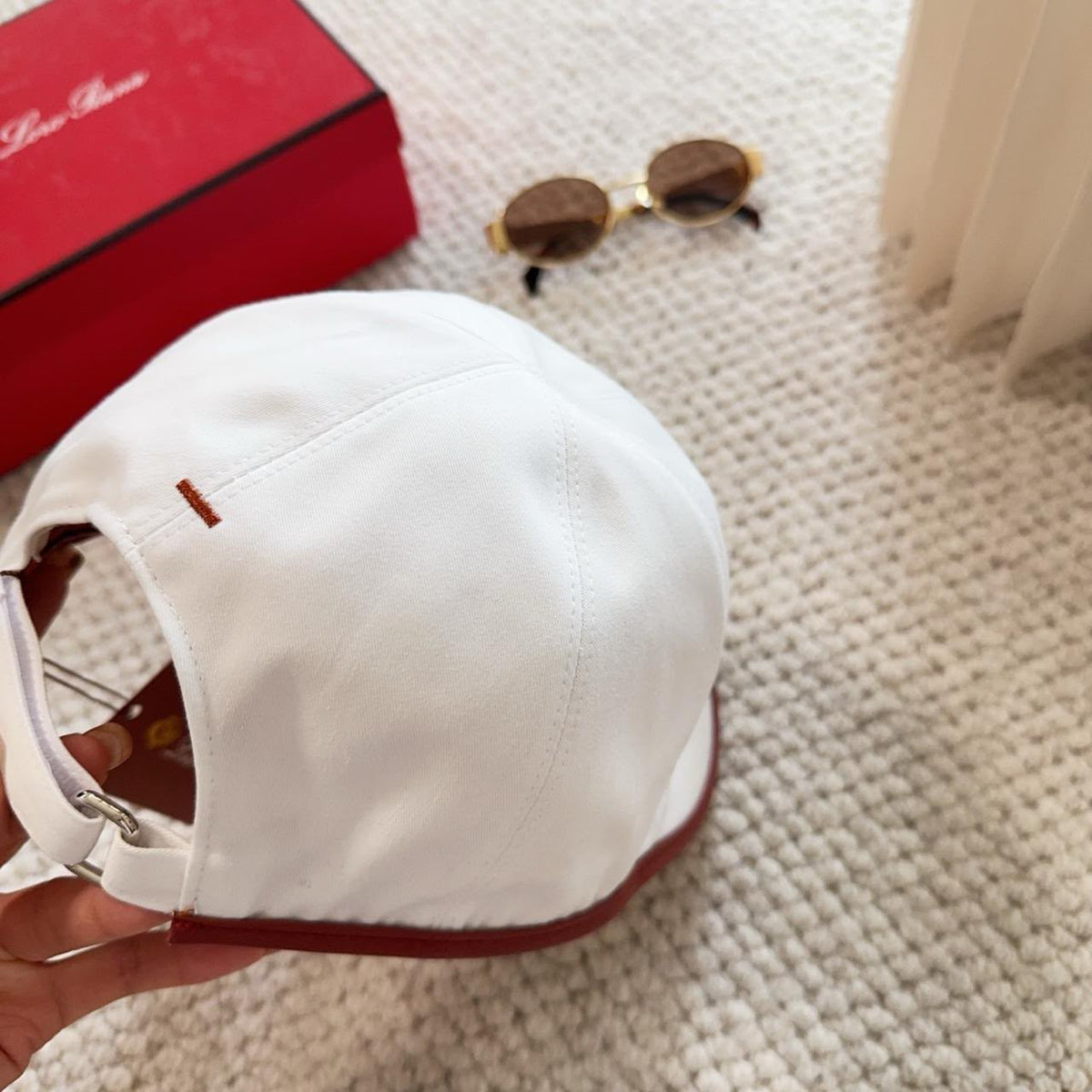 Loro Piana Cap - White
