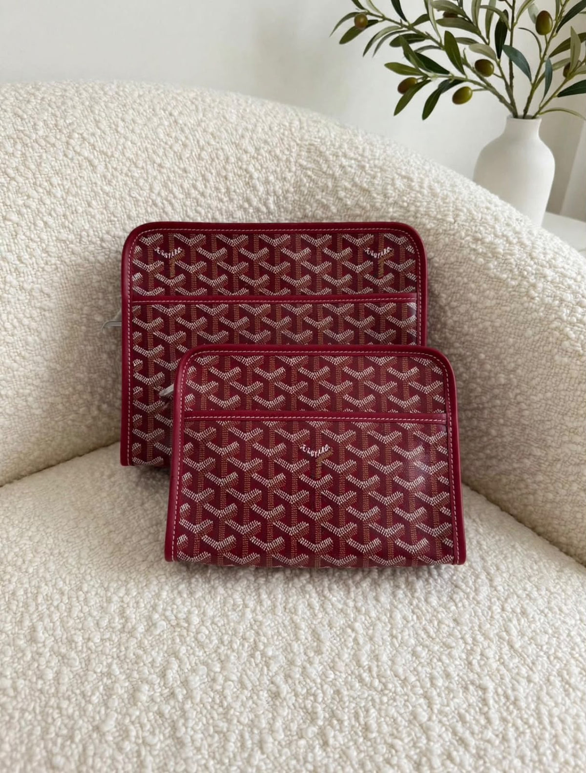 Goyard Clutch - Burgundy