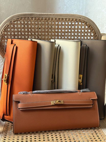 Hermès Clutch - Dark Brown
