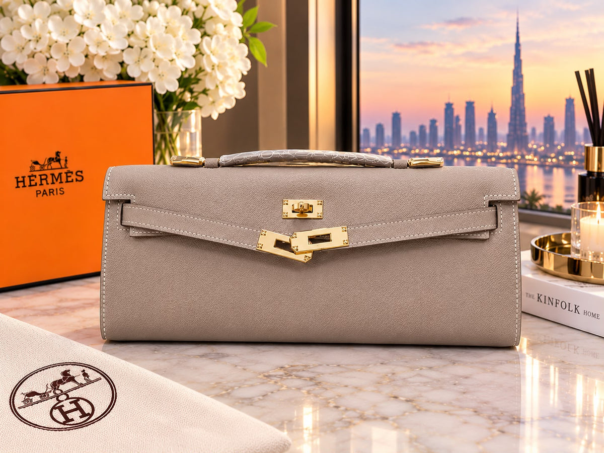 Hermès Top-Handle Handbag - Beige