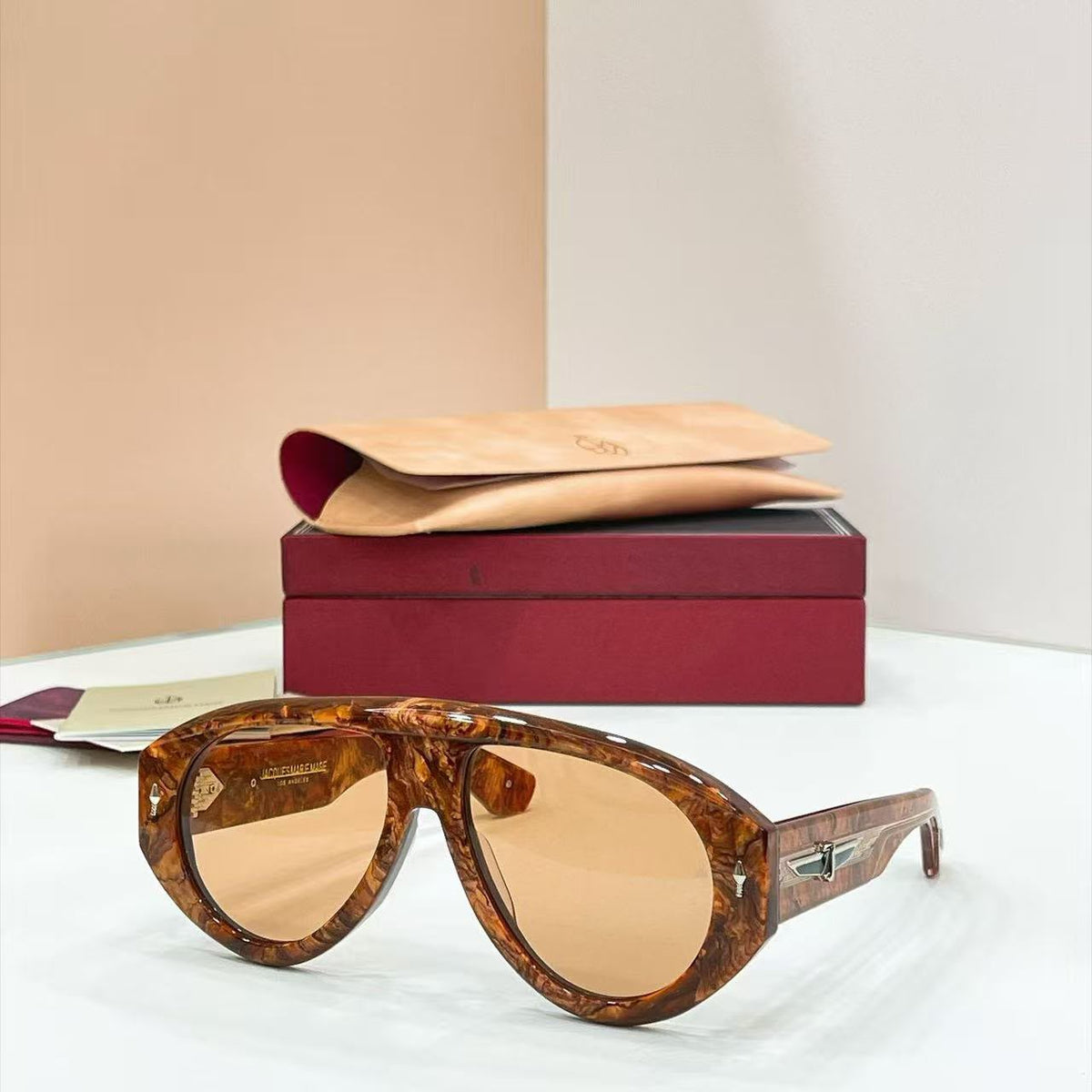 Jacques Marie Mage Aviator Sunglasses - 