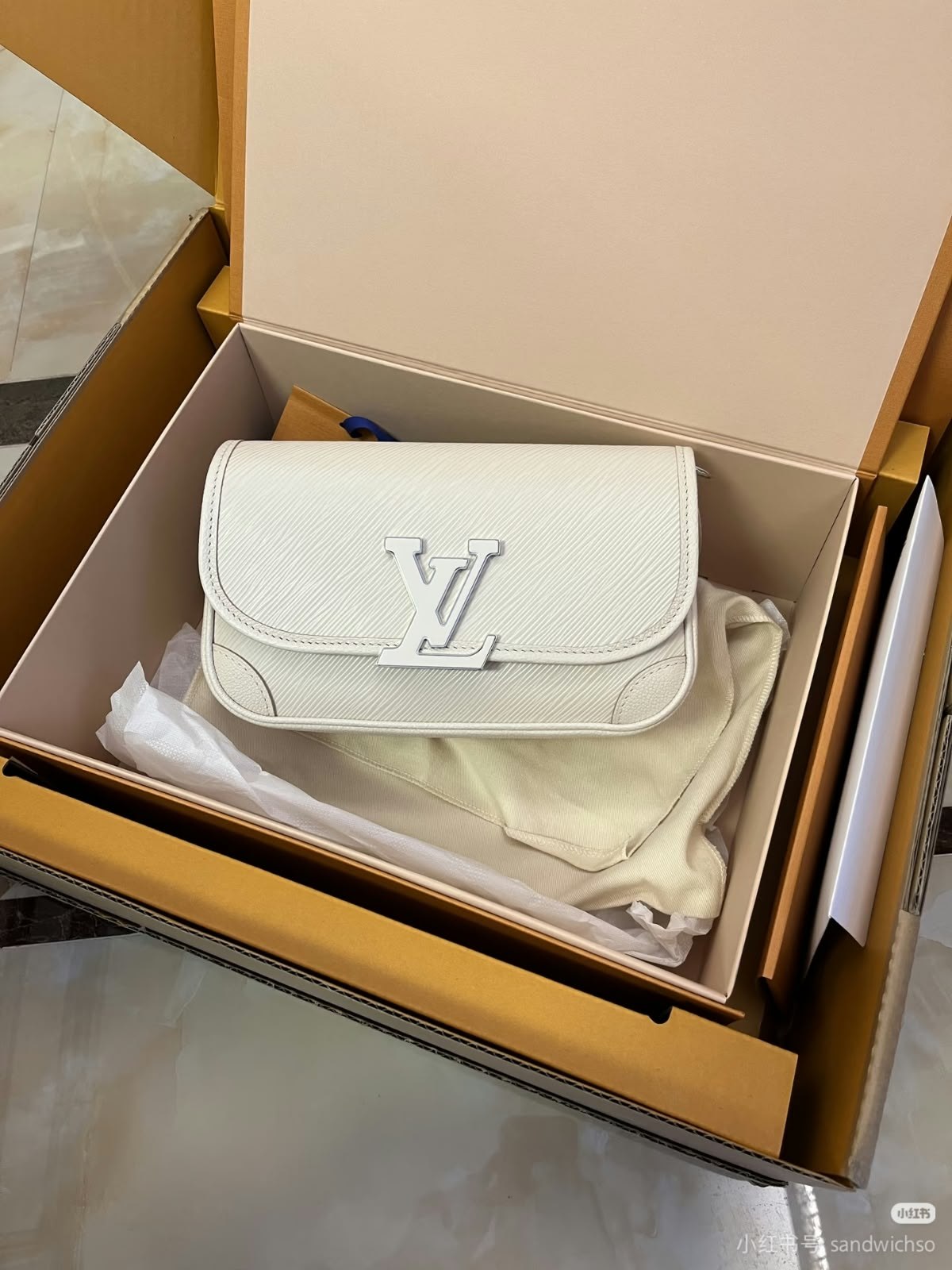 Louis Vuitton Crossbody Bag - White