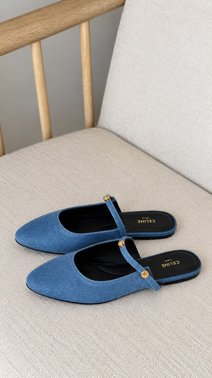 Celine Slippers - Blue