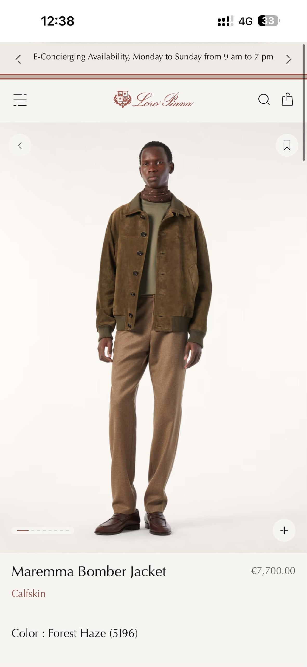 Loro Piana Maremma Bomber Jacket - Green