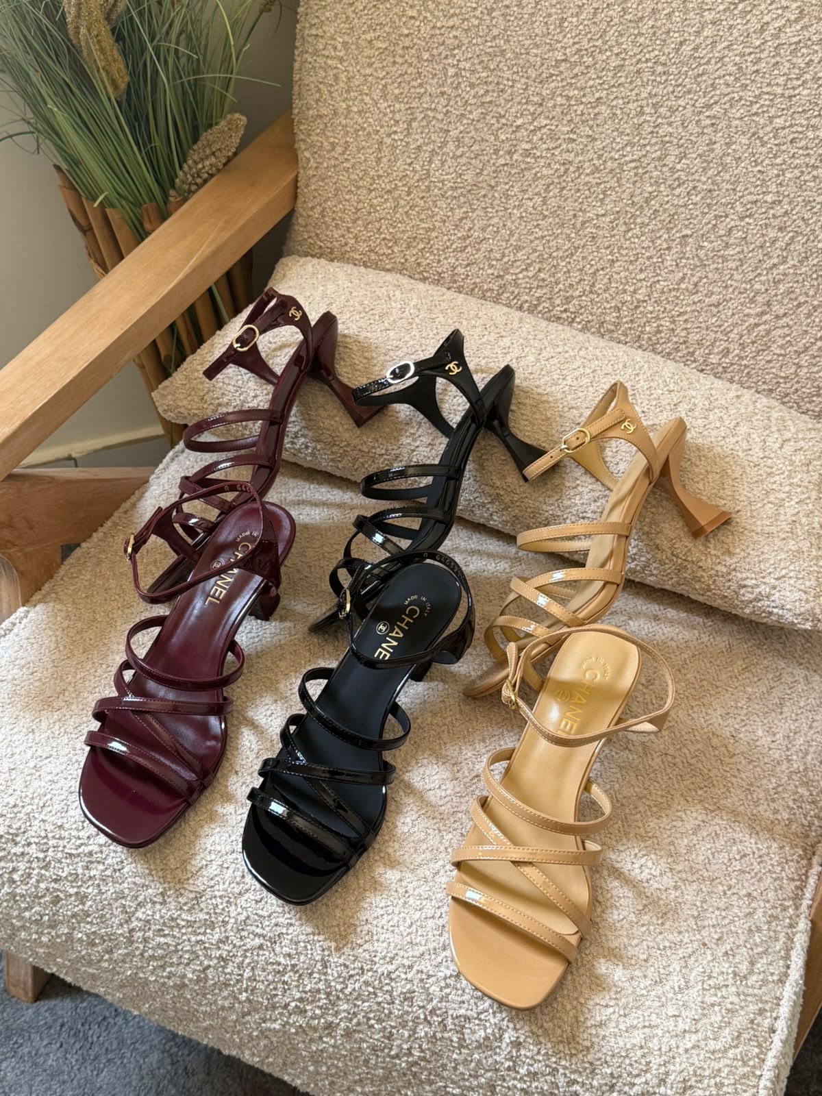 Chanel Strappy Heels - 