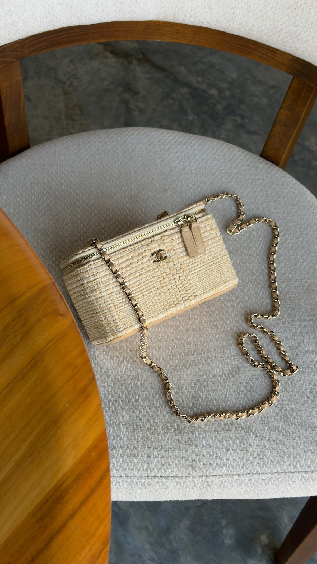 Chanel Vanity Bag - White