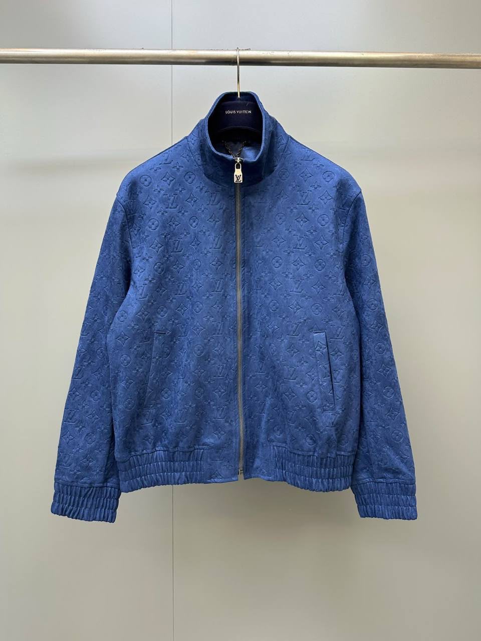 Louis Vuitton Bomber Jacket - Blue Embossed
