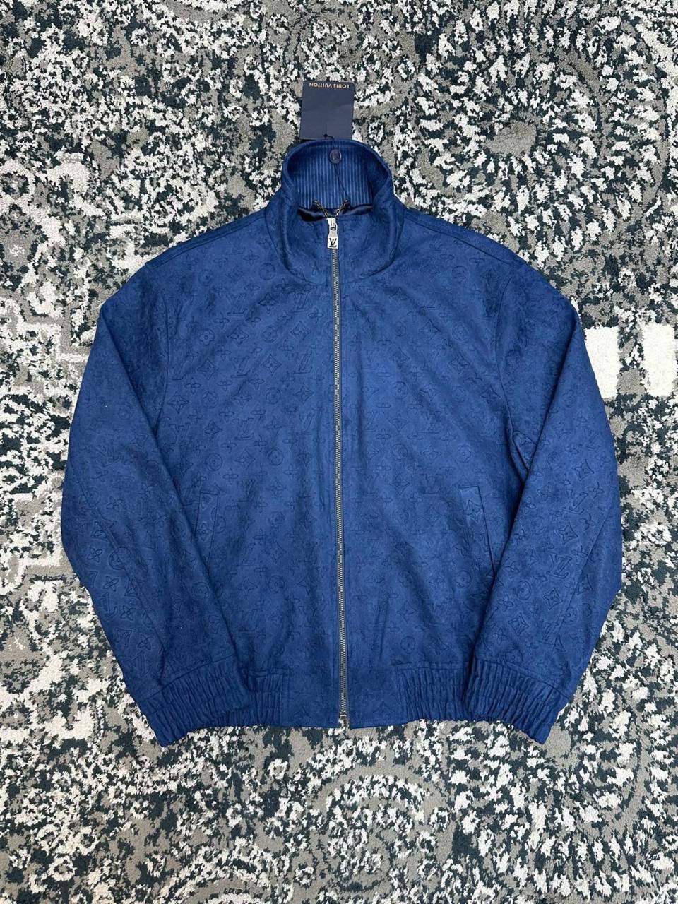 Louis Vuitton Bomber Jacket - Blue Embossed