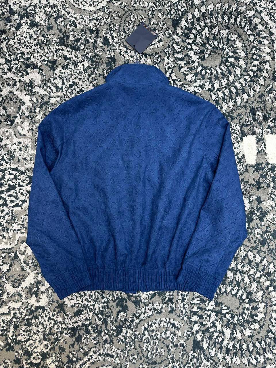 Louis Vuitton Bomber Jacket - Blue Embossed