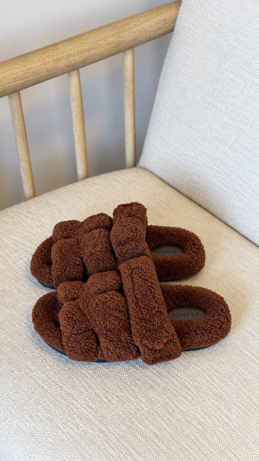 Hermes Slippers - Burgundy, Black, Brown