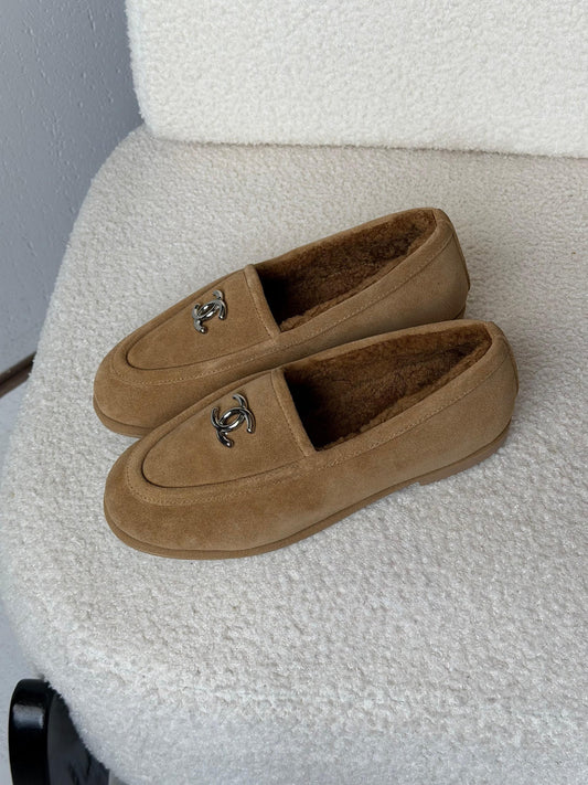 Chanel Loafers - Beige