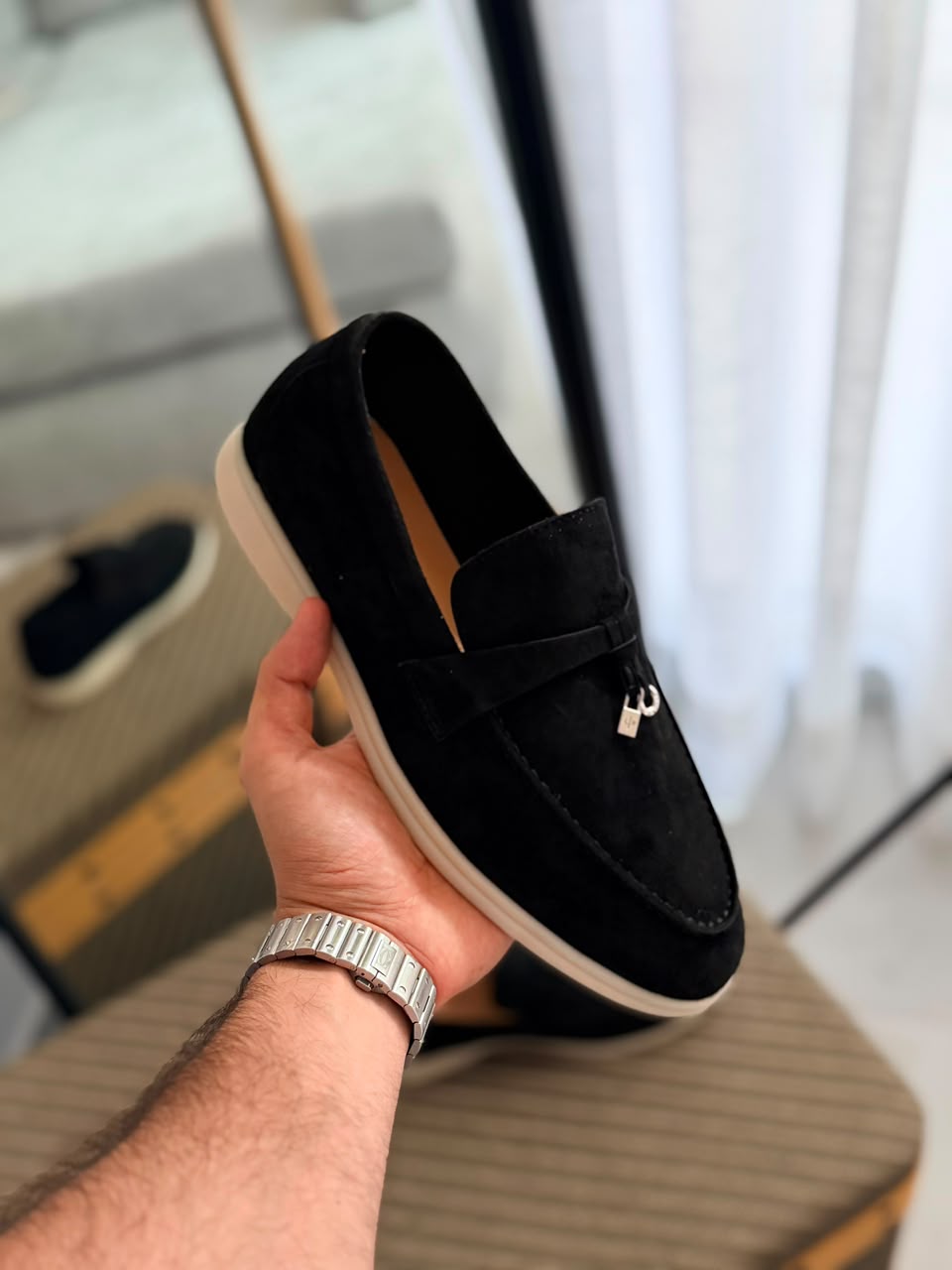 Loro Piana Loafers - Black