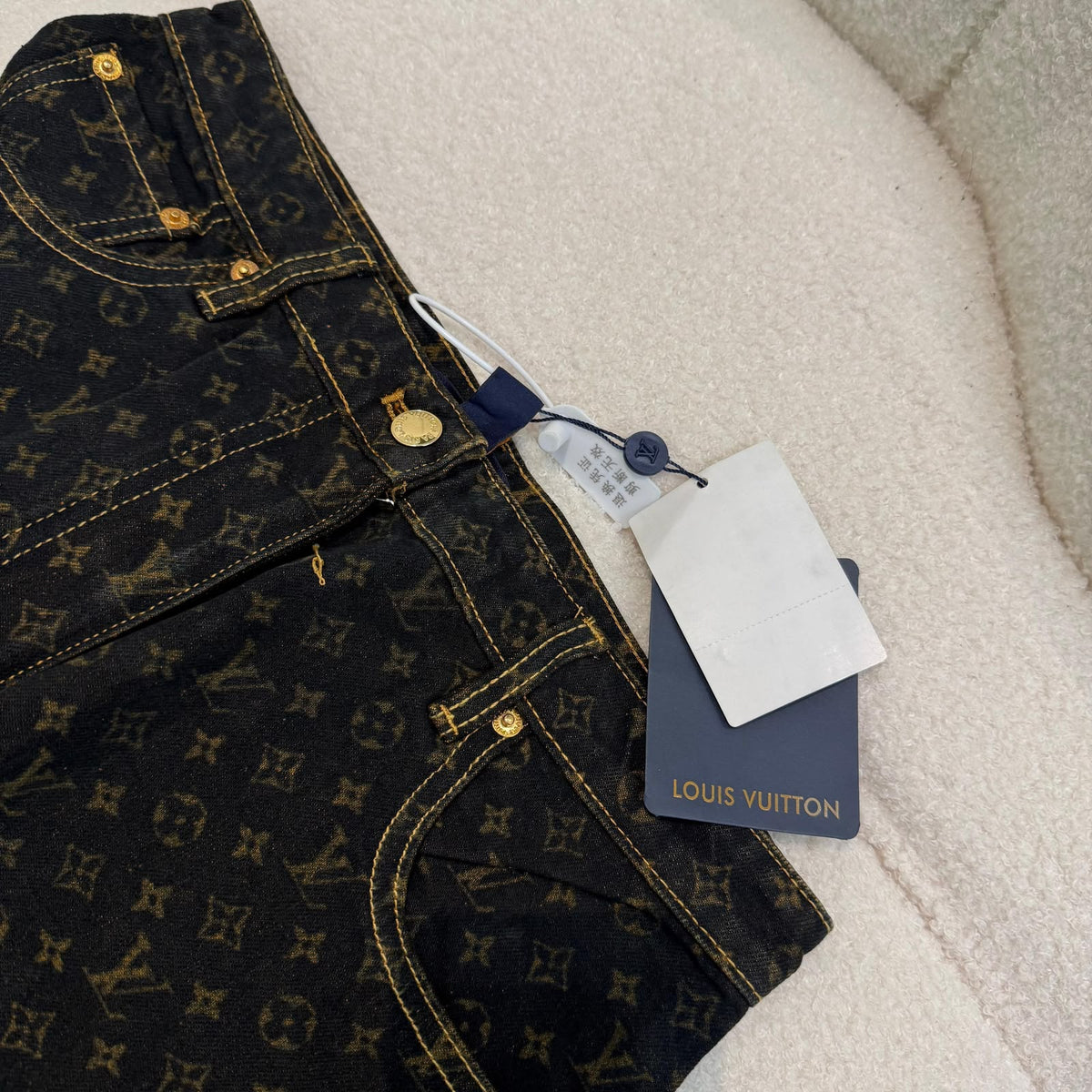 Louis Vuitton Jeans Pants - Black Monogram