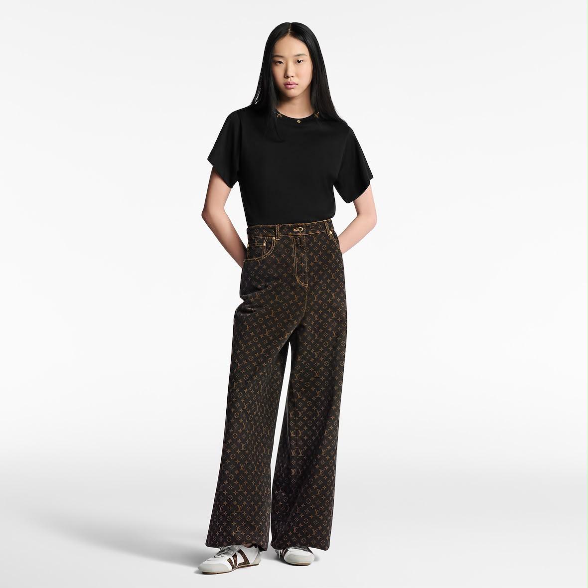 Louis Vuitton Jeans Pants - Black Monogram