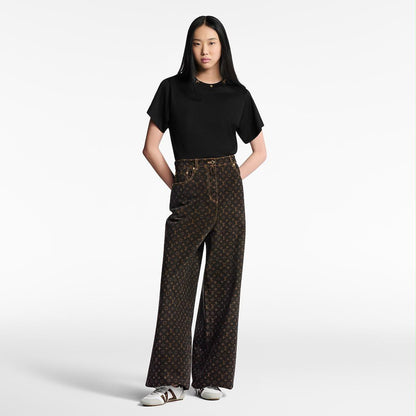 Louis Vuitton Jeans Pants - Black Monogram