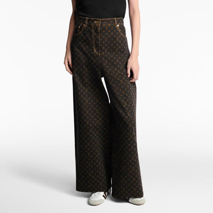 Louis Vuitton Jeans Pants - Black Monogram