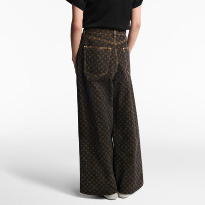 Louis Vuitton Jeans Pants - Black Monogram