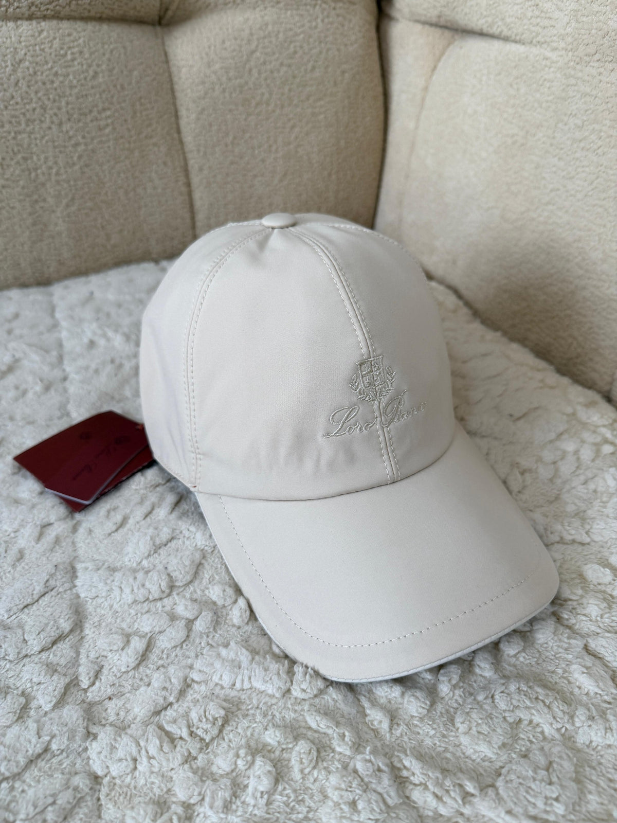 Loro Piana Cap - White