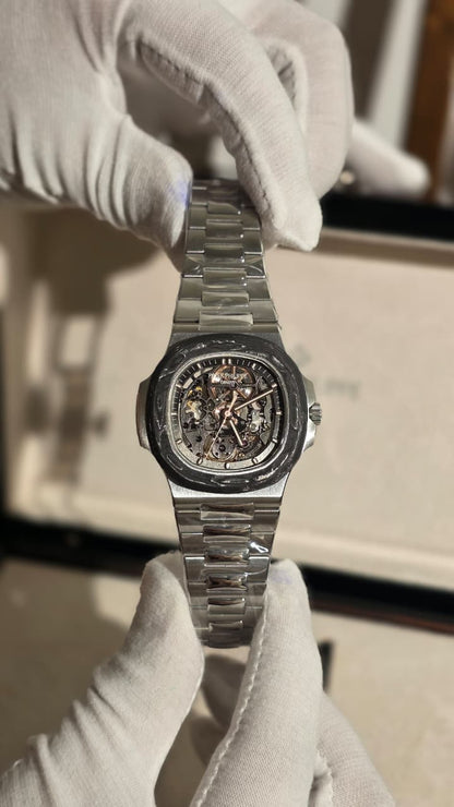Patek Philippe Watch - Silver & Grey
