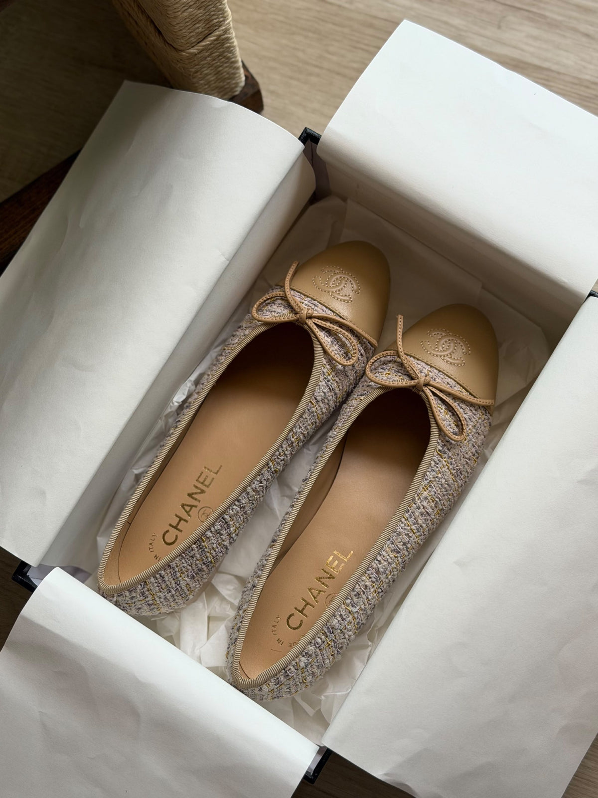 Chanel Ballerina - Beige