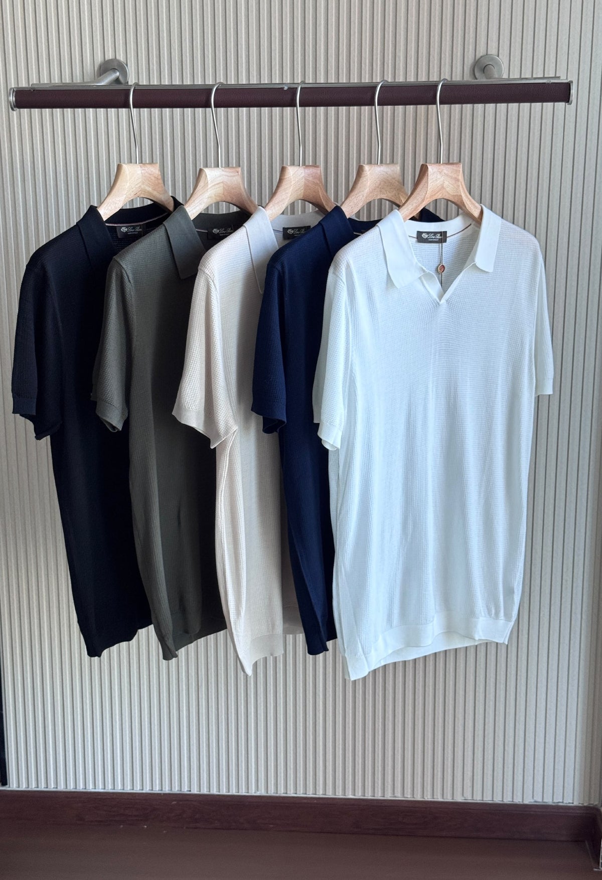 Loro Piana Polo Shirt - Black, Green, White, Navy