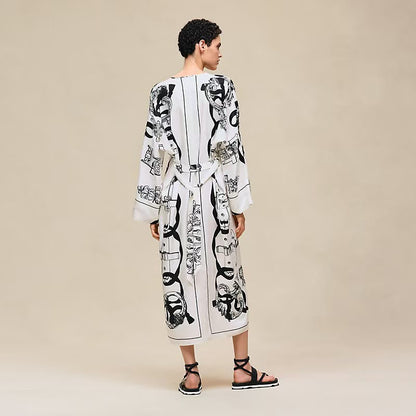 Hermès Coat Belted Open Front - White