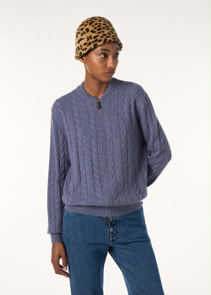 Loro Piana Cardigan - Brown, Blue