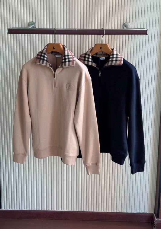 Burberry Sweatshirt - Beige, Navy