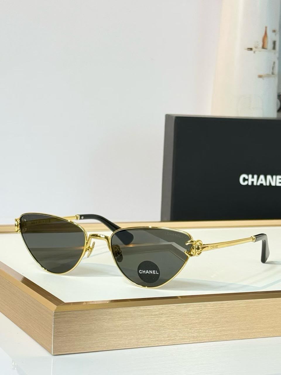 Chanel Sunglasses - Gold & Grey