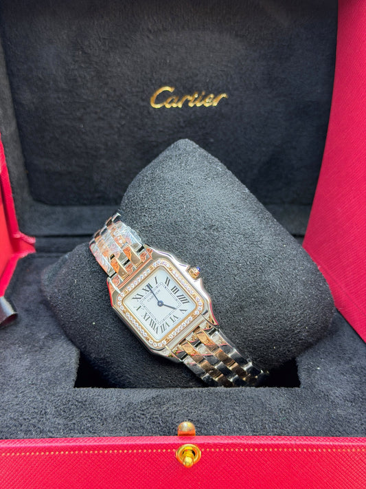 Cartier Watch Diamond Bezel - 