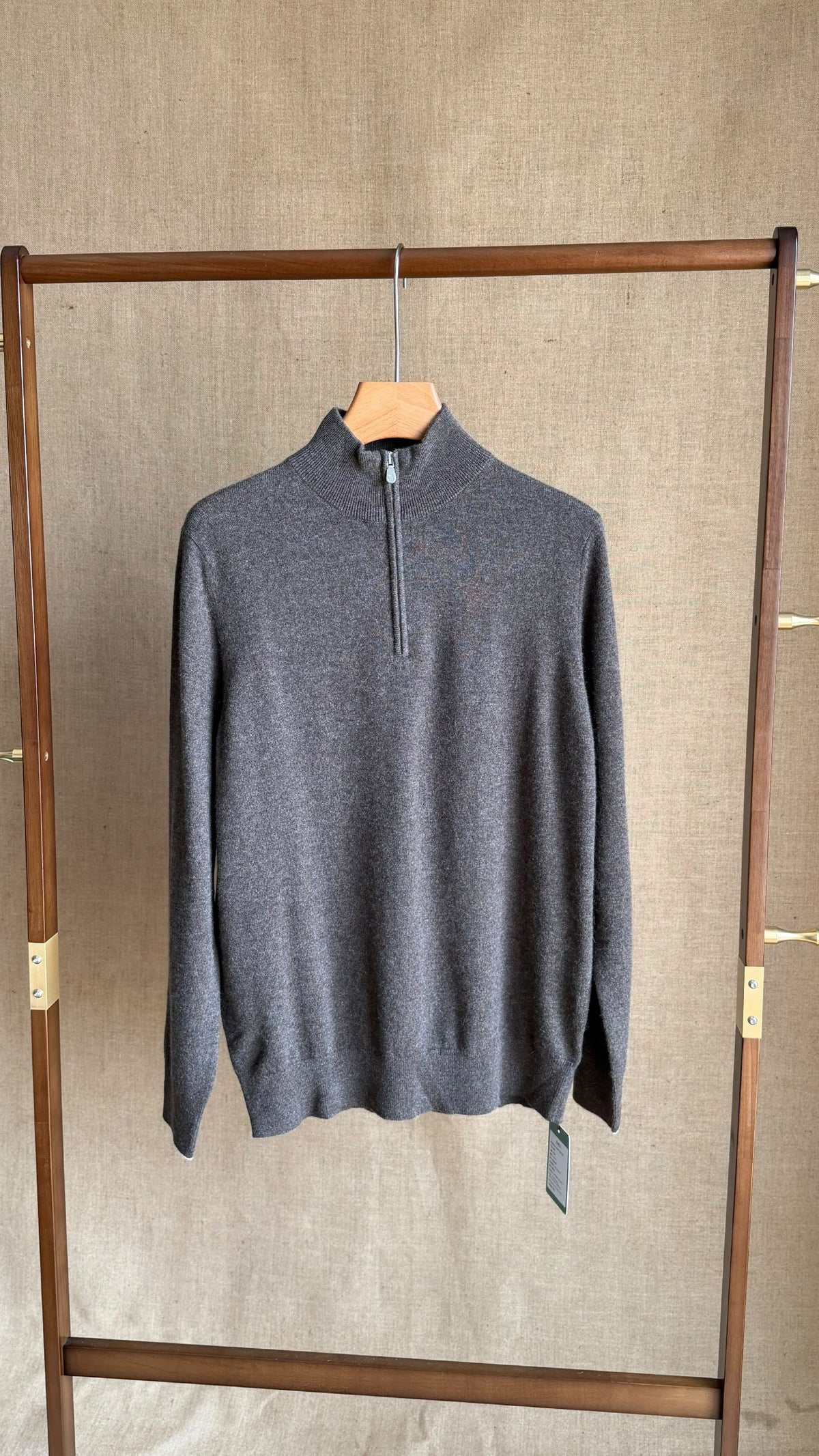 Loro Piana Polo Sweater - Dark Grey
